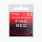 Drennan Fine Red 10 τεμαχίων γάντζοι πλωτήρων κόκκινοι HSFR022