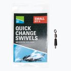 Preston Innovations Quick Change Swivels μαύρο P0220015 σύνδεσμοι μεθόδου