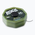 Ridge Monkey Connexion Rock Bottom Tungsten Semi Stiff Coated Hooklink leader braid πράσινο RMT281