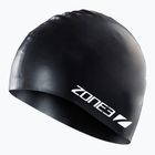 ZONE3 Σιλικόνη Swim Cap Μαύρο