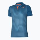 Ανδρικό πουκάμισο για τρέξιμο Mizuno Shadow Polo μπλε 62GAA00417