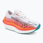Mizuno Wave Rebellion Pro λευκό-πορτοκαλί παπούτσι για τρέξιμο J1GC231701