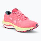 Γυναικεία παπούτσια τρεξίματος Mizuno Wave Inspire 19 hi vis pink/ snow white/ luminous