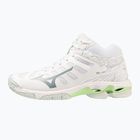 Γυναικεία παπούτσια βόλεϊ Mizuno Wave Voltage Mid λευκό/glacial ridge/patina green