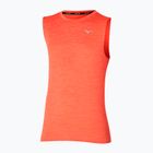 Ανδρικό Tank top για τρέξιμο Mizuno Impulse Core nasturtium