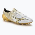 Ανδρικά ποδοσφαιρικά παπούτσια Mizuno Αlpha Japan Md λευκό/χρυσό/μαύρο
