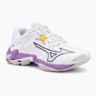 Γυναικεία παπούτσια βόλεϊ Mizuno Wave Lightning Z8 white/patrician purple/quince