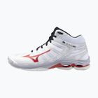 Ανδρικά παπούτσια βόλεϊ Mizuno Wave Voltage 2 Mid white/salsa/black