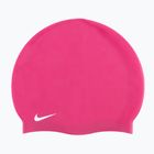 Nike Solid σιλικόνη σκουφάκι κολύμβησης ροζ 93060-672