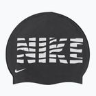 Nike Wave Stripe Graphic 3 καπέλο για κολύμπι μαύρο NESSC160-001