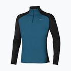 Ανδρικό μακρυμάνικο για τρέξιμο Mizuno Hybrid LS Tee black/blue wing teal