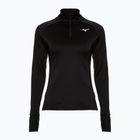 Γυναικείο φούτερ για τρέξιμο Mizuno Warmalite Half Zip μαύρο