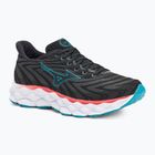 Ανδρικά αθλητικά παπούτσια τρεξίματος Mizuno Wave Sky 8 μαύρο/μαύρο/ μπλε σμάλτο