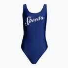 Speedo Logo Deep U-Back ολόσωμο μαγιό navy blue 8-00307614518