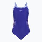 Speedo Platisol Placement Thinstrap Muscleback παιδικό ολόσωμο μαγιό true cobalt/curious blue