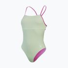 Ολόσωμο μαγιό κολύμβησης Speedo Solid Lattice Tie-Back matcha green