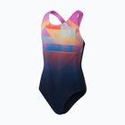 Speedo Digital Placement Splashback παιδικό ολόσωμο μαγιό true navy/kikiki pink/siren red/matcha