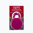 Προστατευτικό σιαγόνας για ορθοδοντικά σιδεράκια Opro Gold Braces ροζ