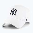 47 Brand MLB New York Yankees καπέλο μπέιζμπολ CLEAN UP λευκό