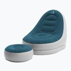 Φουσκωτή τουριστική πολυθρόνα Easy Camp Comfy Lounge Set steel blue