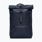 Rains Rucksack Rolltop W3 17 l ναυτικό σακίδιο πόλης