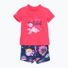 T-shirt + σορτς κολύμβησης Color Παιδικό σετ ροζ CO7200895380