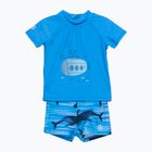 T-shirt + σορτς κολύμβησης Color Παιδικό σετ μπλε CO7200897553