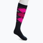 Comodo μαύρες και ροζ κάλτσες ιππασίας SJPW/02