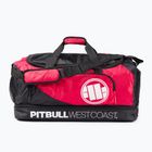 Ανδρική τσάντα προπόνησης Pitbull West Coast Big Logo TNT black/red