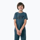 Παιδικό T-shirt 4F μπλε HJZ22-JTSM002