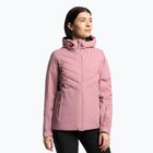 Γυναικείο μπουφάν σκι 4F ροζ H4Z22-KUDN003