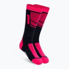 Παιδικές κάλτσες σκι 4F μπλε και ροζ 4FJAW22UFSOF028