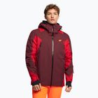 Ανδρικό μπουφάν σκι 4F μπορντό-κόκκινο H4Z21-KUMN015