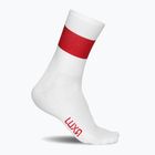 Luxa Flag λευκές και κόκκινες κάλτσες ποδηλασίας LAM21SPFS