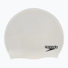 Speedo Plain Flat Σιλικόνη παιδικό καπέλο κολύμβησης λευκό 8-709931959