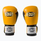 DIVISION B-2 κίτρινα-μαύρα γάντια πυγμαχίας DIV-SG01