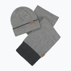 Σετ σκούφος + κασκόλ  Musto Tipped Beanie & Scarf Gift Set grey/ melange