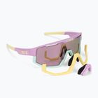 Bliz Fusion S3 ματ παστέλ μοβ κίτρινο λογότυπο / καφέ ροζ πολυ 52305-34 γυαλιά ποδηλασίας