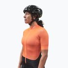 Γυναικεία ποδηλατική φανέλα POC Essential Road zink orange