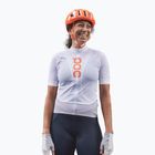 Γυναικεία ποδηλατική φανέλα POC Essential Road Logo hydrogen white/granite grey