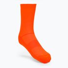 Κάλτσες ποδηλασίας POC Fluo Mid fluorescent orange
