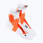 Ανδρικές κάλτσες τρεξίματος X-Socks Marathon 4.0 U πορτοκαλί και λευκές RS11S19U-W017