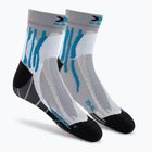 X-Socks Run Speed Two γκρι-μαύρες κάλτσες τρεξίματος RS16S19U-G004