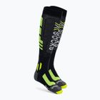 Κάλτσες snowboard X-Socks Snowboard 4.0 μαύρο/γκρι/κίτρινο φυτό