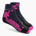 Γυναικείες κάλτσες τρεξίματος X-Socks Run Speed Two 4.0 dolomite grey/neon flamingo