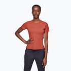 Γυναικεία μπλούζα On Running Performance-T καστανοκόκκινο/ρουμπινί για τρέξιμο