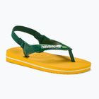 Παιδικά σανδάλια Havaianas Baby Brasil Logo II pop yellow / amazon