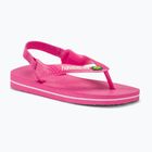 Παιδικά σανδάλια Havaianas Baby Brasil Logo II pink flux / white