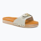 Γυναικείες παντόφλες Scholl Pescura Flat Massage Lea off white