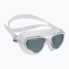 Μάσκα κολύμβησης Cressi Cobra διαφανής/διαφανής λευκή καπνιστή μάσκα DE201931